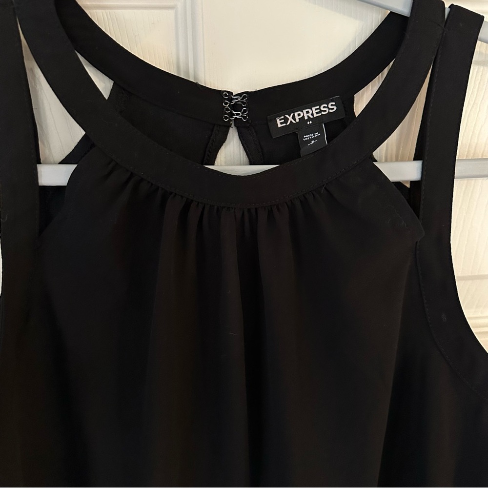 Express Black Sleeveless Top